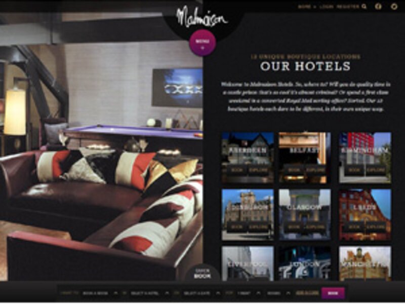 Malmaison sees uplift from new mobile first website by Equator