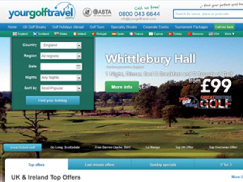 Your Golf Travel offers £30,000 to back disruptive start-up