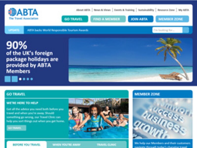 A purple patch for Abta as it unveils new website