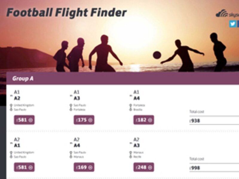 Skyscanner launches dedicated World Cup flights tool