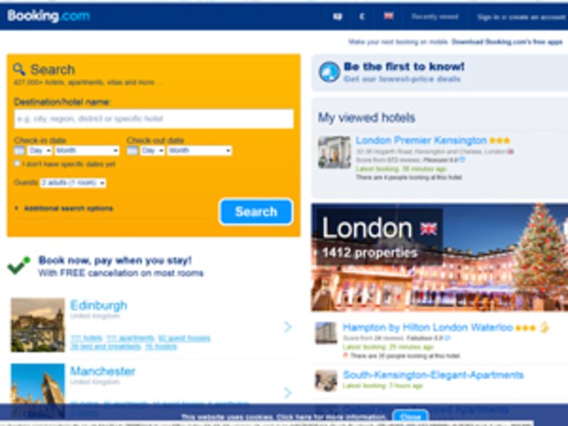 Booking.com reaches half a million properties milestone