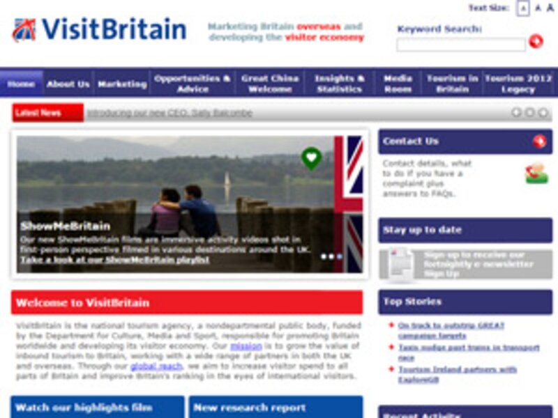 VisitBritain launches self-managing directory website