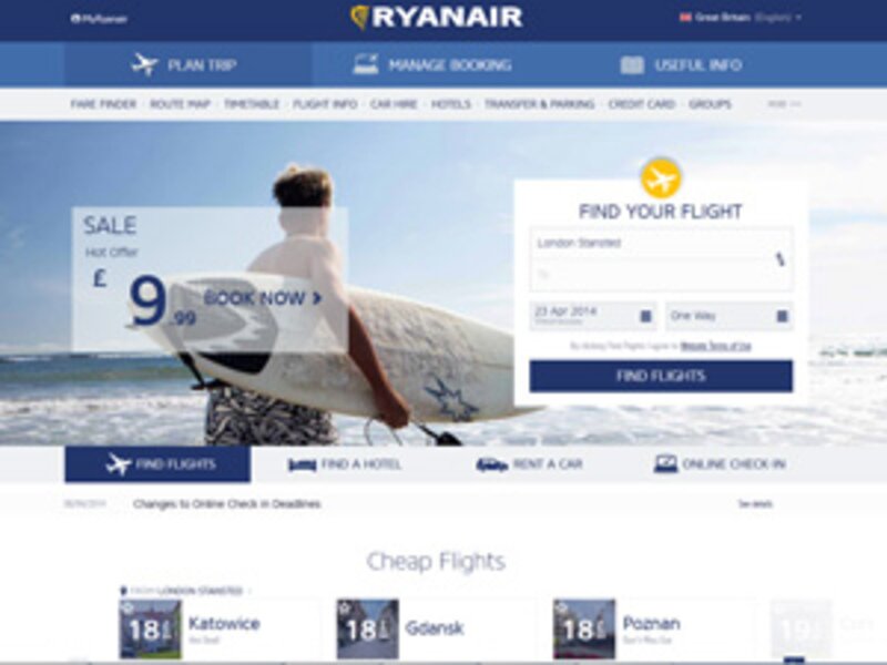 Ryanair announces Amadeus distribution deal