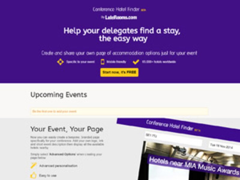 LateRooms.com unveils Conference Hotel Finder tool