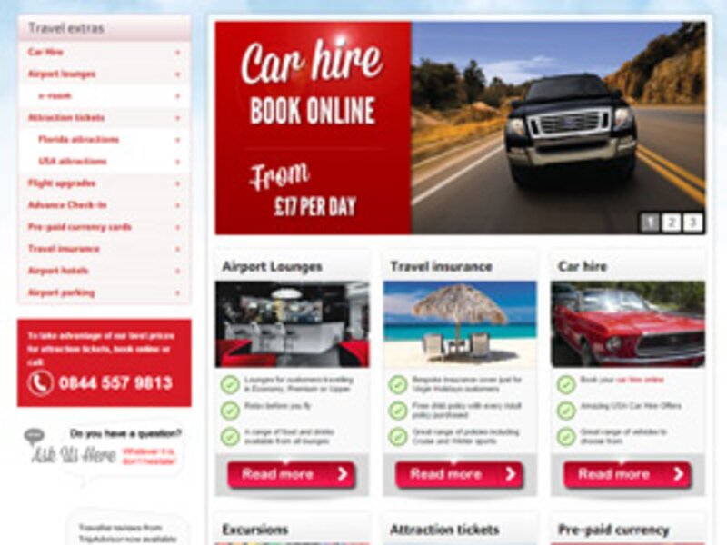 Intuitive solution lets Virgin Holidays sell extras