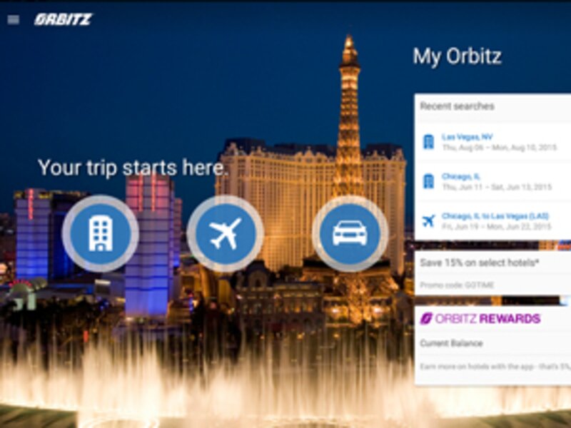 Orbitz’s app to sell package holidays, claiming industry first