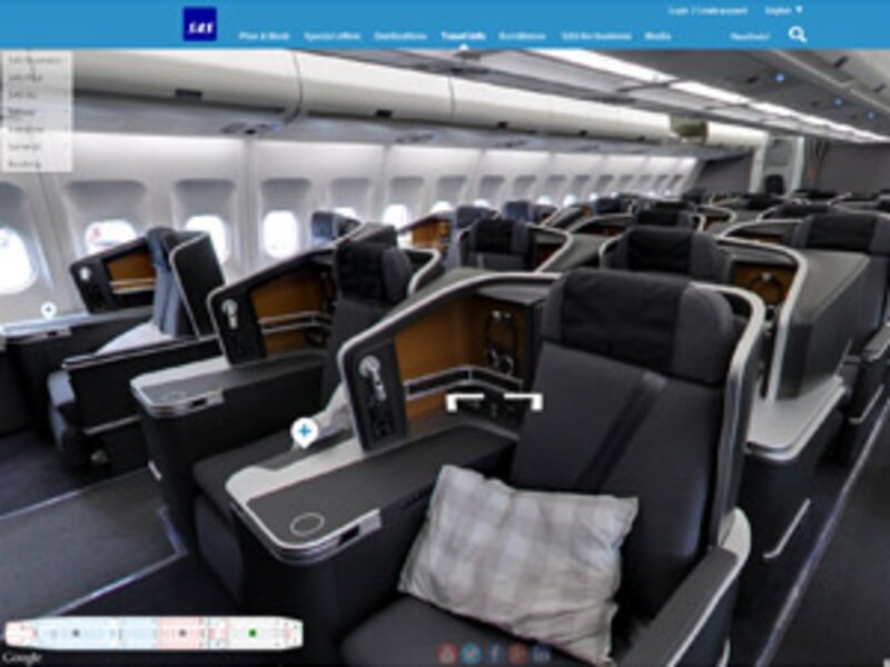 SAS offers Google Street View aircraft tour
