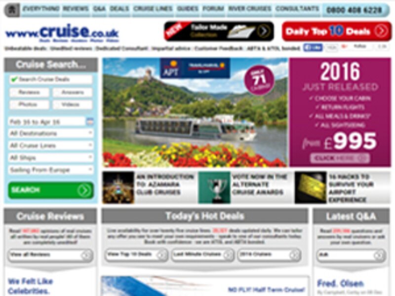 Cruise.co.uk sails in to Sunday Times Fast Track 100
