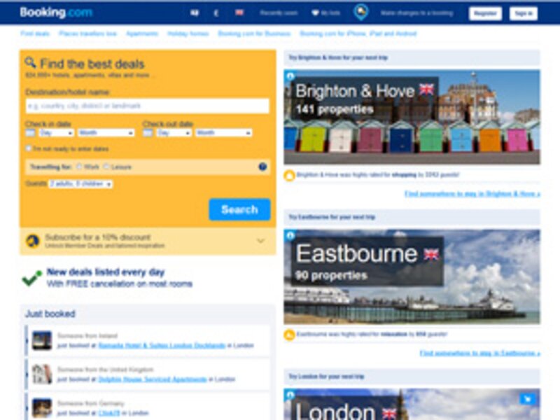 Business travel firm Concur partners with Booking.com