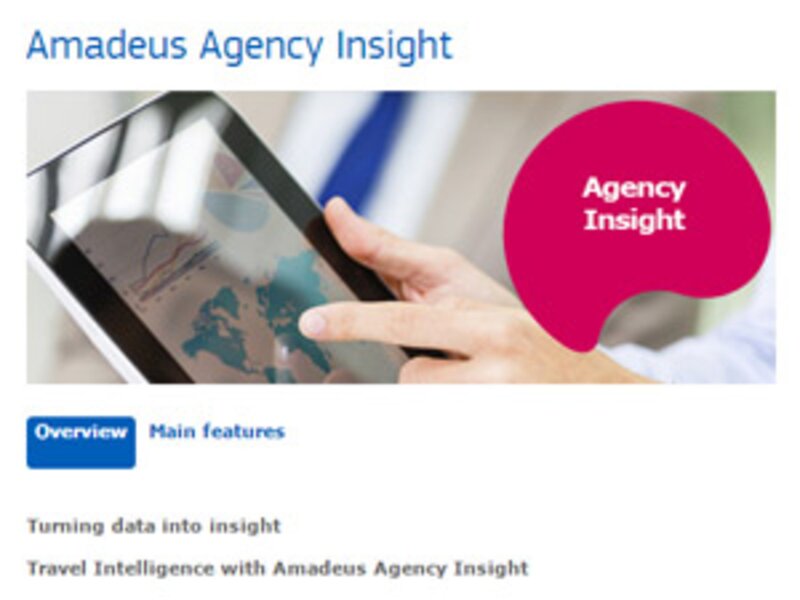 Data insight platform brings world of Big Data to agencies for first time, says Amadeus