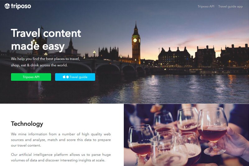 Machine learning travel guide content provider Triposo pivots to follow API strategy