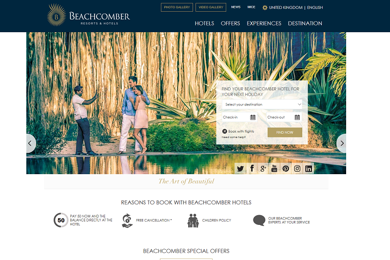 New Beachcomber website slashes load times