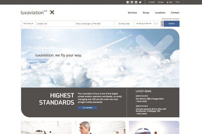Luxaviation signs up to Stratajet private jet booking technology