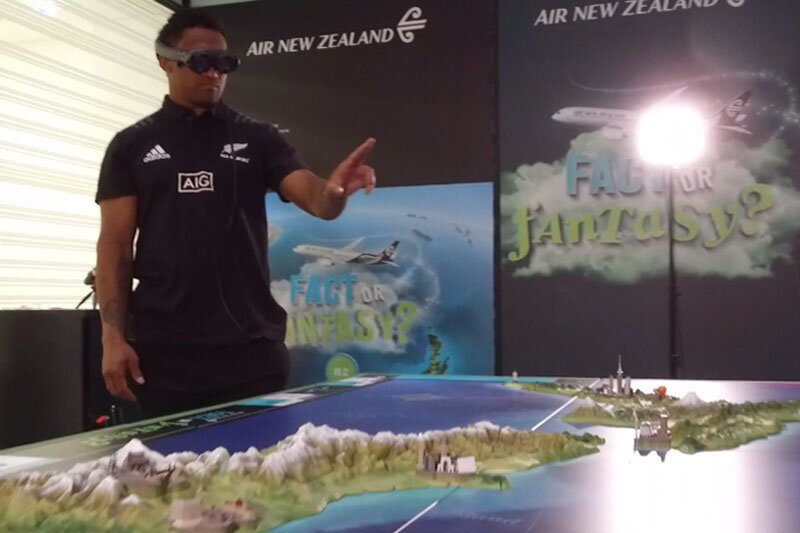 Air New Zealand tech lets content ‘step out of the screen’