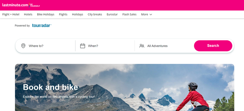 Lastminute.com marks Tour De France start with TourRadar biking trips partnership