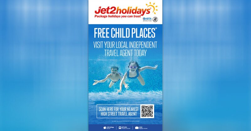 Jet2holidays uses digital billboards to drive footfall to high street travel agent partners