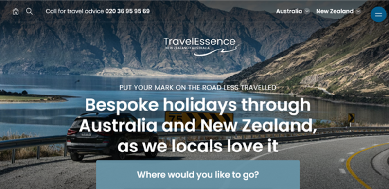 Australia and New Zealand unique holidays specialist TravelEssence launces in the UK