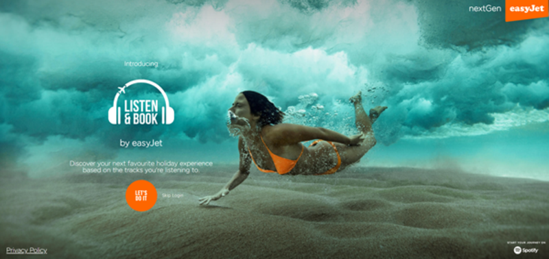 EasyJet integrates with Spotify to inspire holiday destination recommendations