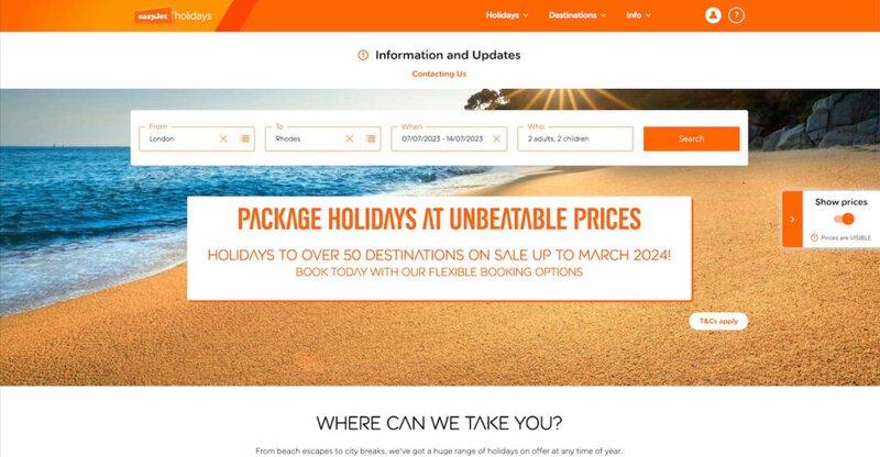 EasyJet holidays launches booking portal for travel agents