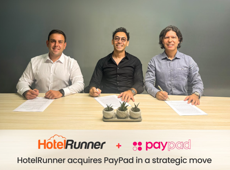 HotelRunner acquires PayPad to move into on-premise sales operations