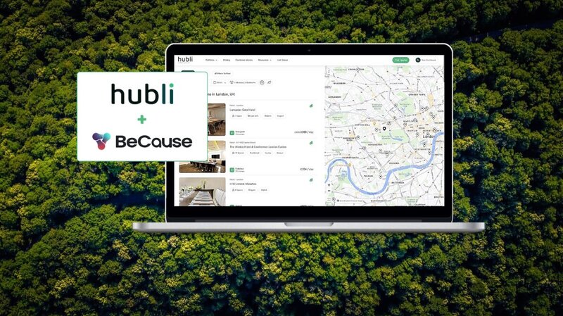 hubli partners with BeCause to power sustainable meetings through API