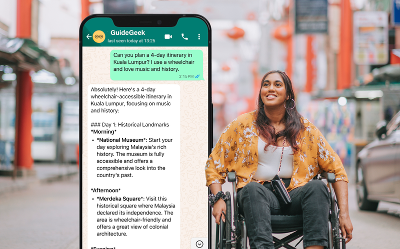 High AI satisfaction for disabled travellers who use it to plan trips, says Matador Network